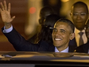 ប្រធានាធិបតីអាមេរិកចាប់ផ្តើមដំណើរទស្សនកិច្ចនៅទ្វីបអាហ្វ្រិក