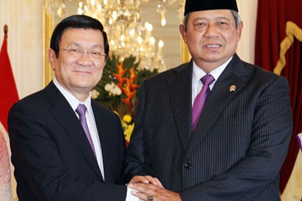 ប្រធានរដ្ឋវៀតណាមបន្តដំណើរទៅបំពេញទស្សនកិច្ចនៅឥណ្ឌូនេស៊ី