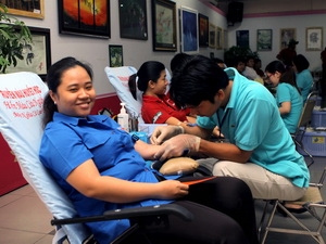 បើកទិវាបរិច្ចាកឈាម÷”ដំណក់ឈាមក្រហម Tay Do”