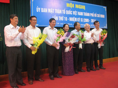 សន្និសីទនៃគណះកម្មាធិការរណះសិរ្សមាតុភូមិវៀតណាមទីក្រុងហូជីមិញ