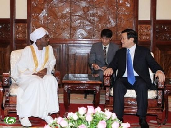 ប្រធានរដ្ឋវៀតណាមបានទទួលជួបបណ្ដាឯកអគ្គរដ្ឋទូតមកជូនសារតាំង។