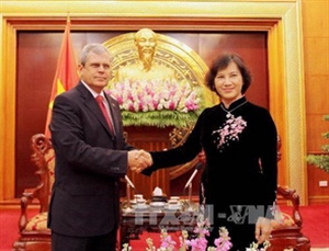 បង្កើនការផ្លាស់ប្តូរ សហប្រតិបត្តិការរវាងរដ្ឋសសភាវៀតណាមនិងគុតបា