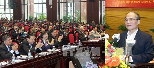 សន្និសីទលាតត្រដាងភារកិច្ចឆ្នាំ ២០១៤ នៃខុទ្ទកាល័យរដ្ឋសភាវៀតណាម