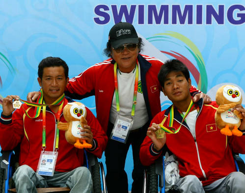 ក្រុមកីឡារបស់វៀតណាមឈរលំដាប់ថ្នាក់ទី ៤ ក្នុង ASEAN Para Games 7