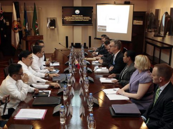 អាមេរិកនិងហ្វីលីពីនទទួលបានការយល់ព្រមអំពីការបង្កើតមូលដ្ឋានយោធា