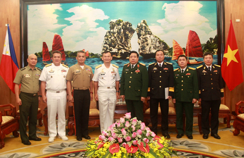 កងទ័ពវៀតណាមនិងកងទ័ពហ្វីលីពីនបង្កើនកិច្ចសហប្រតិបត្តិការលើគ្រប់វិស័យ