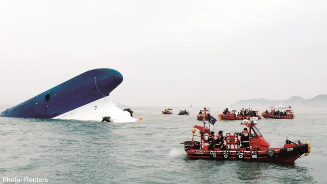 គ្មានក្តីសង្ឃឹមក្នុងការជួយសង្គ្រោះអ្នកដំណើរក្នុងការលិចនាវា SEWOL