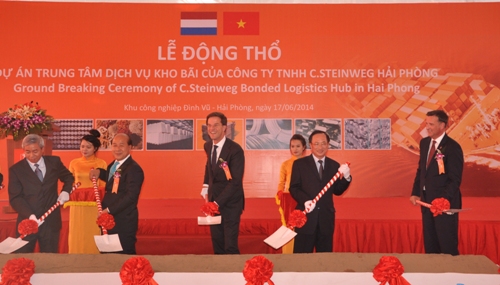 នាយករដ្ឋមន្ត្រីហូឡង់ទៅបំពេញទស្សនកិច្ចការងារនៅទីក្រុង Hai Phong