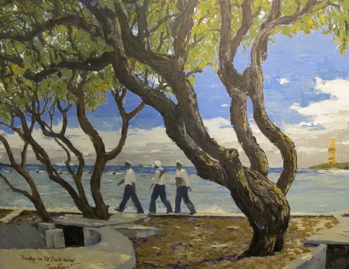 ការតាំងពិពណ៌រវិចិត្រសិល្បៈ “មកដល់ប្រជុំកោះ Truong Sa”