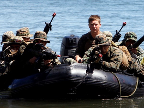 ហ្វីលីពីននិងអាមេរិកចាប់ផ្ដើមការធ្វើសមយុទ្ធកងទ័ពជើងទឹក