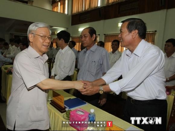 អគ្គលេខាបក្សកម្មុយនិស្តវៀតណាមទៅបំពេញការងារនៅខេត្ត Ninh Thuan