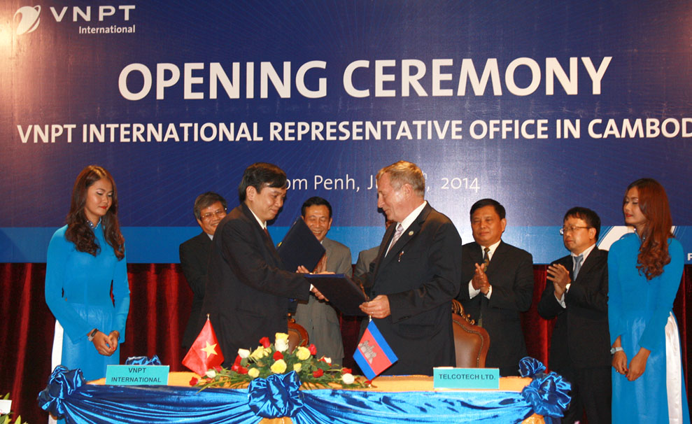 ពិធីបើកសម្ពោធន៍ការិយាល័យតំណាងរបស់ VNPT ប្រចាំនៅកម្ពុជា