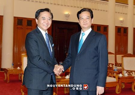 នាយករដ្ឋមន្ត្រីវៀតណាមទទួលជួបសន្ទនាជាមួយទេសាភិបាលខេត្ត Kanagawa  របស់ជប៉ុន