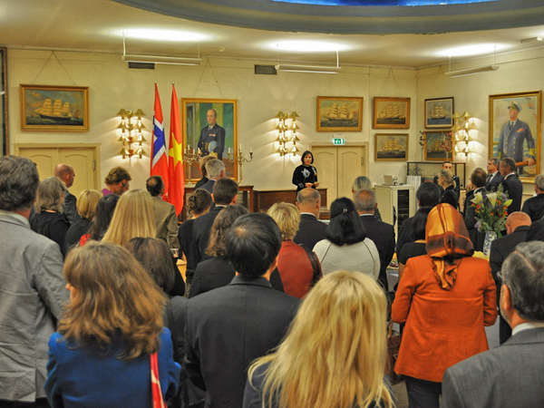 ស្ថានទូតវៀតណាមប្រចាំនៅន័រវេកបានរៀបចំពិធីរំលឹកខួបអនុស្សារវរីយ៍លើកទី ៦៩ នៃទិវាបុណ្យជាតិ