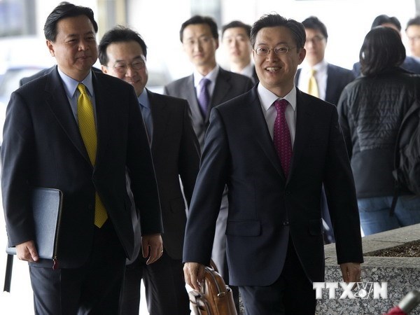 ប្រធានក្រុមចរចារនុយក្លេអ៊ែររបស់កូរ៉េខាងត្បូងទៅកាន់រដ្ឋធានីវ៉ាស៊ីងតោន