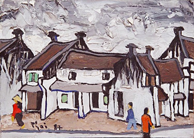 វិថីហាណូយក្នុងគំនូរ