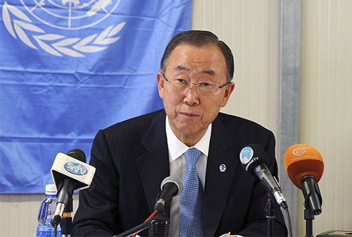 អគ្គលេខាធិការអ.ស.បលោក Ban Ki moon អំពាវនាវការពារមជ្ឈដ្ឋានអ្នក សាព័ត៌មាន