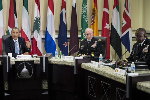 អេមរិកមានផែនការដំណើរកិច្ចប្រជុំជាមួយសម្ព័ន្ធភាពអន្តរជាតិប្រយុទ្ធប្រឆាំងនឹង IS