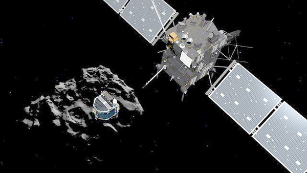 យានអវកាស Philae បានចុះចត់លើផ្កាយដុះកន្ទុយដើម្បីស្វែងរកប្រភពរស់នៅ