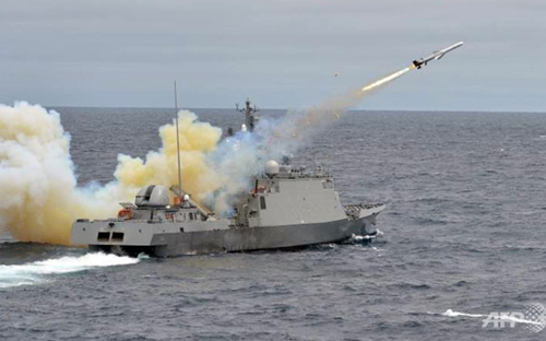 កូរ៉េខាងត្បូងធ្វើសមយុទ្ធបាញ់គ្រាប់ពិតនៅជិតដែនសមុទ្រអន្តរកូរ៉េ