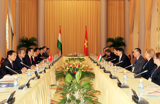 ប្រធានាធិបតីហុងគ្រីទៅបំពេញទស្សនកិច្ចនៅទីក្រុងហូជីមិញ