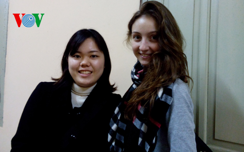 និស្សិតបរទេសអំណរបុណ្យតេតប្រពៃណីវៀតណាម