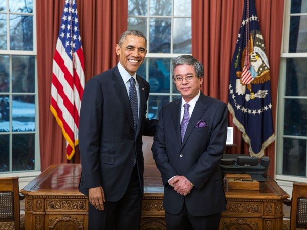 ប្រធានាធិបតីអាមេរិកមានគោលបំណងជំរុញខ្លាំងទំនាក់ទំនងដៃគូរវៀតណាម-អាមេរិក