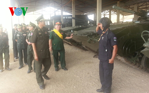 កម្ពុជាបើកសម្ពោធន៍រោងជាងជួសជុលរថតង់ដោយវៀតណាមផ្តល់ជំនួយ