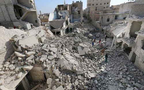 បេសកជនពិសេស អ.ស.ប. ទៅកាន់ស៊ីរីដើម្បីស្វែងរកកិច្ចព្រមព្រៀងឈប់បាញ់នៅ Aleppo