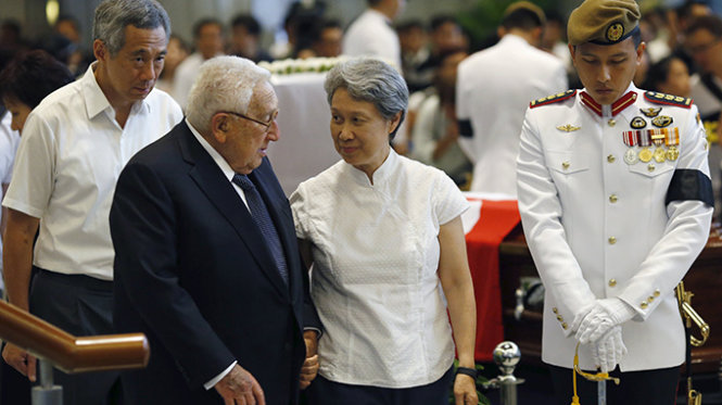 ថ្នាក់ដឹកនាំបរទេសចូលរួមបុណ្យសពលោក Lee Kuan Yew