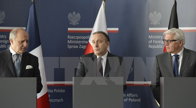 អាល្លឺម៉ងបារាំងនិងប៉ូឡូញជម្រុញគោលនយោបាយសន្តិសុខ-ការពារជាតិរួមរបស់EU