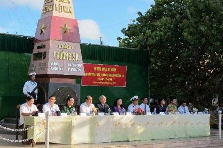 Khanh Hoa - ពិធីរំលឹកខួបអនុស្សាវរីយ៍លើកទី៤០នៃទិវារំដោះប្រជុំកោះ Truong Sa