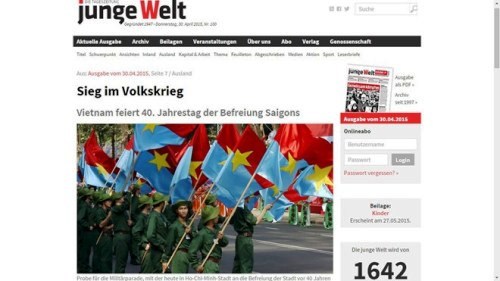 សារព័ត៌មានបរទេសវាយតំលៃខ្ពស់ចំពោះអត្ថន័យជ័យជំនះទី ៣០ មេសា របស់វៀតណាម