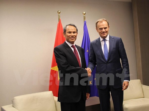 EU ជានិច្ចកាលគោរពការជំរុញខ្លាំងកិច្ចសហប្រតិបតិ្តការជាមួយវៀតណាម