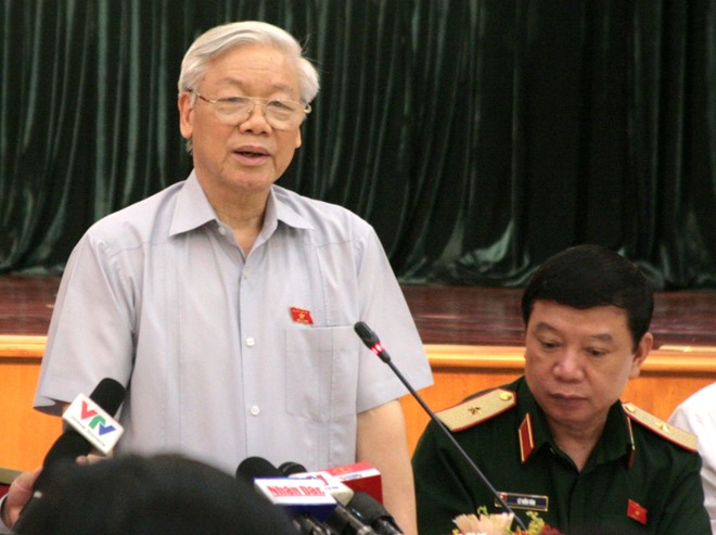 ថ្នាក់ដឹកនាំបក្ស រដ្ឋ រដ្ឋាភិបាលជួបសន្ទនាជាមួយអ្នកបោះឆ្នោត