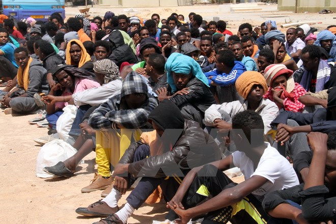 លីប៊ីចាប់ខ្លួនជនអន្តោប្រវេសន៍ចំនួន ៥ រយនាក់ខុសច្បាប់ទៅអឺរ៉ុប