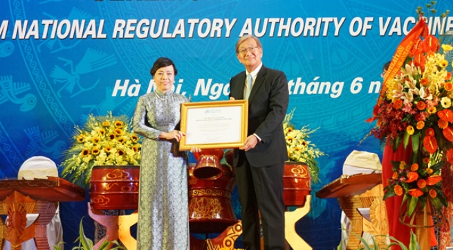 ប្រព័ន្ធគ្រប់គ្រងជាតិអំពីវ៉ាក់សាំងរបស់វៀតណាមទទួលបានបទដ្ឋានរបស់WHO