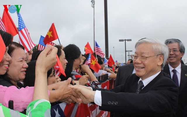 ដំណើរទស្សនកិច្ចរបស់លោកអគ្គលេខាបក្ស Nguyen Phu Trong ជារបត់ក្នុងទំនាក់ទំនងវៀតណាម-អាមេរិក