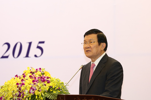 ប្រធានរដ្ឋអញ្ជើញចូលរួមមហាសន្និបាតប្រឡងប្រណាំងស្នេហាជាតិ