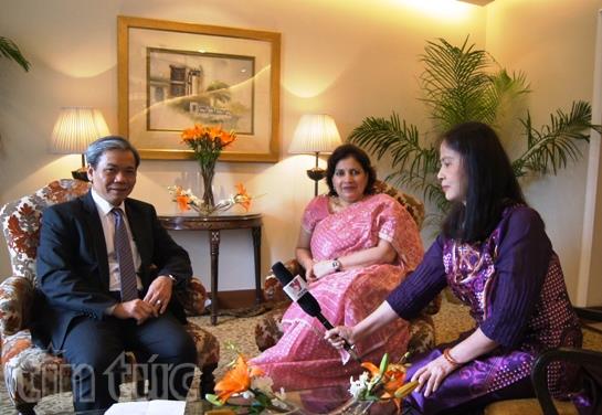 ទំនាក់ទំនងរវាងវៀតណាមនិងឥណ្ឌាអភិវឌ្ឍន៍ល្អប្រសើជាពេលណាទាំងអស់