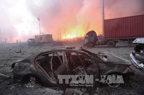 បរិមាណជនរងគ្រោះក្នុងការផ្ទុះនៅទីក្រុង Tianjin (ចិន) បន្តកើនឡើង