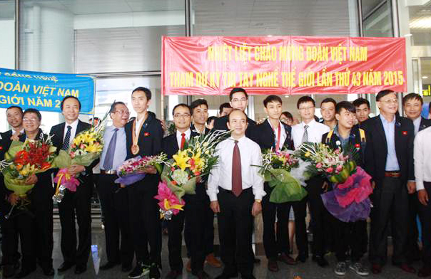 ការប្រឡងថ្វីដៃជំនាញលើកទី៤៣៖ក្រុមវៀតណាមដណ្ដើមបានមេដាយជាលើកដំបូង