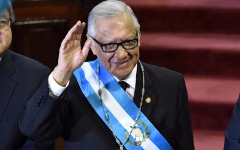 រដ្ឋសភាក្វាតេម៉ាឡាបានយល់ព្រមនឹងលិខិតលាលែងពីដំណែងរបស់ប្រធានាធិបតី Otto Perez Molina