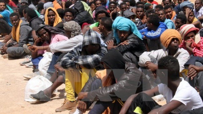 បញ្ហាជនអន្តោប្រវេសន៍៖ លីប៊ីចាប់ខ្លួនជនចំណាកស្រុកអាហ្វ្រិករាប់រយនាក់