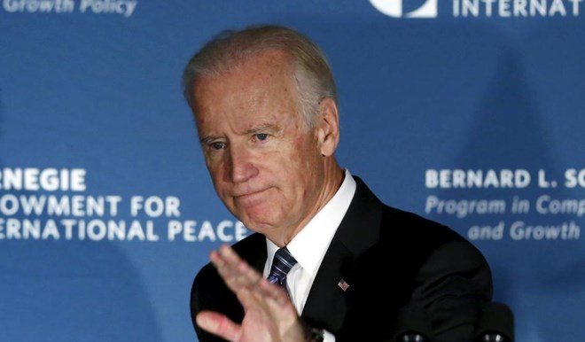 បេក្ខជនគណៈបក្សប្រជាធិបតេយ្យគាំទ្រអនុប្រធានាធិបតីអាមេរិក Biden ឈរឈ្មោះក្នុងការបោះឆ្នោតប្រធានាធិបតី