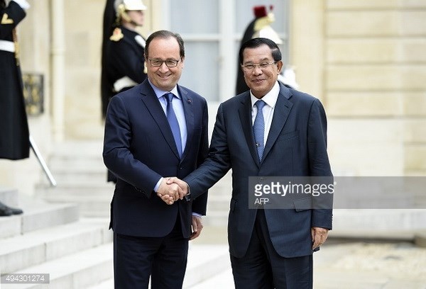 នាយករដ្ឋមន្រ្តីកម្ពុជាអញ្ជើញទៅបំពេញទស្សនកិច្ចជាផ្លូវការនៅបារាំង