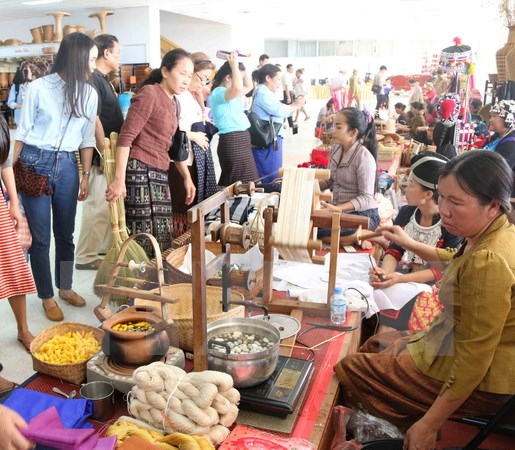 វៀតណាមចូលរួមផ្សារណាត់ទំនិញសិប្បកម្មវិចិត្រសិល្បៈឡាវ២០១៥