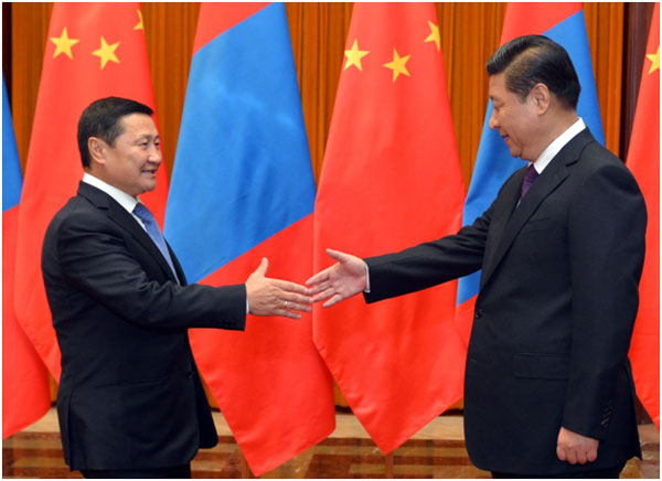 ចិននិងម៉ុងហ្គោលីបង្កើនកិច្ចសហប្រតិបត្តិការលើគ្រប់វិស័យ