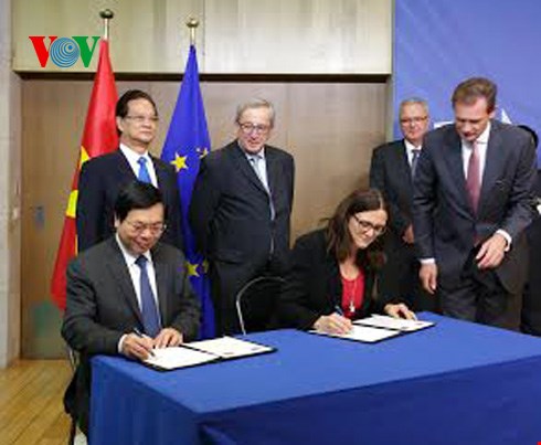 វៀតណាមនិងEUសំរេចការចរចារលើកិច្ចព្រមព្រៀង FTA