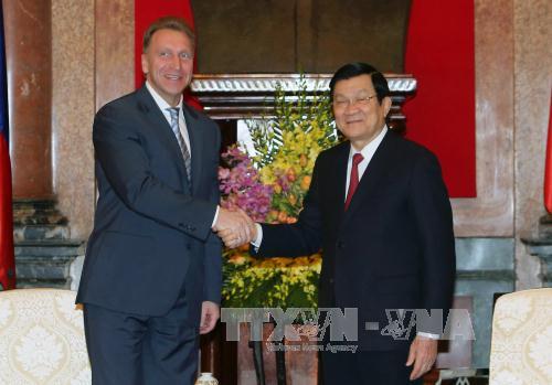 ប្រធានរដ្ឋវៀតណាមទទួលជួបសន្ទនាជាមួយឧបនាយករដ្ឋមន្ត្រីរុស្ស៊ី